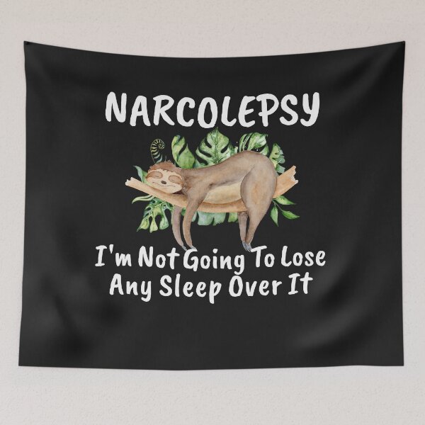 Item preview, Narcolepsy Sloth Not Going to Lose Sleep Over It Narcoleptic Awareness designed and sold by KatesFunnyArt.