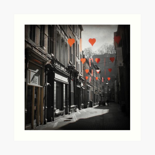 Valentines Day, Namur, Belgium Art Print