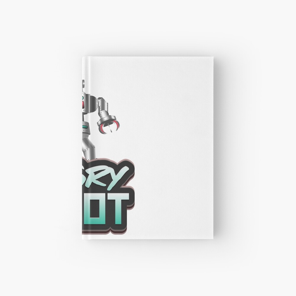 Angry Robot Roblox Hardcover Journal By Rhecko Redbubble - robot ipad roblox