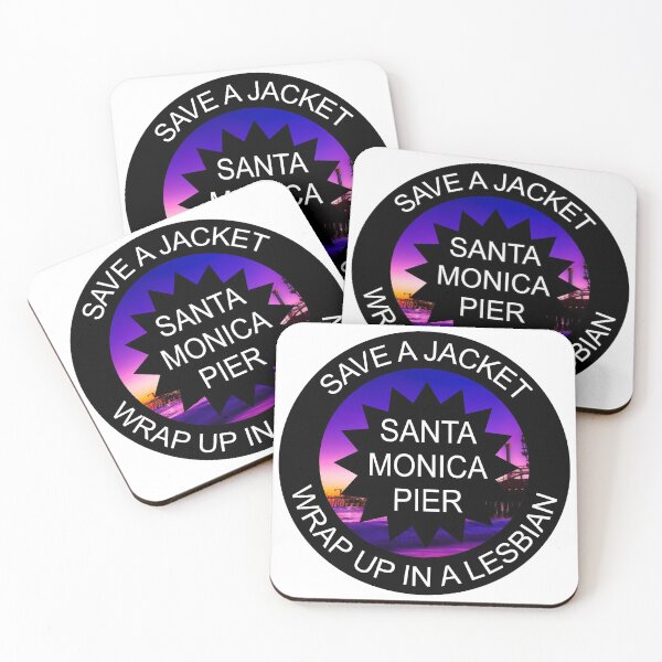 Item preview, Santa Monica Pier - Save a Jacket - Wrap up in a Lesbian (inspired by Hayley Kiyoko) designed and sold by hillyhale.