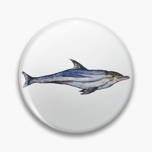 Item preview, Bottlenose Dolphin Drawing designed and sold by Michelebuttons.