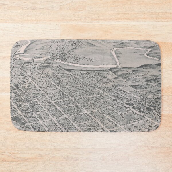 Item preview, Vintage Pictorial Map of Ann Arbor Michigan (1890) designed and sold by BravuraMedia.