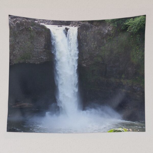 Item preview, Hawaii waterfall tropical paradise scene designed and sold by PatriotMerchArt.