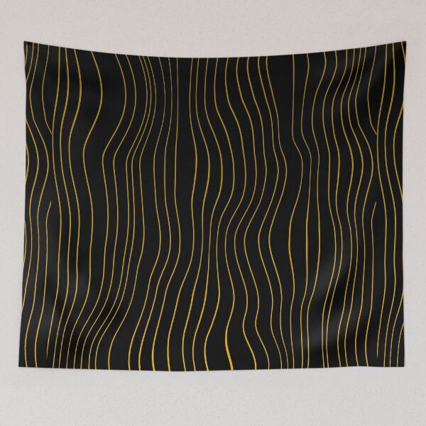 Item preview, Abstract Black with Gold Lines  designed and sold by Corbitron.