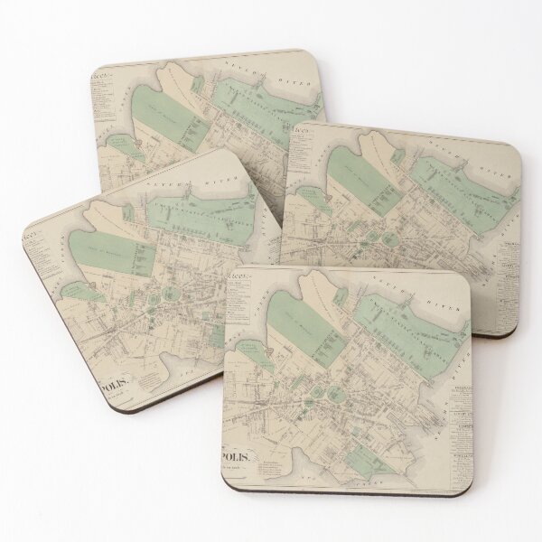 Item preview, Vintage Map of Annapolis MD (1878) designed and sold by BravuraMedia.