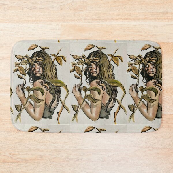 Item preview, Forest girl in watercolor and ink designed and sold by hamrib.