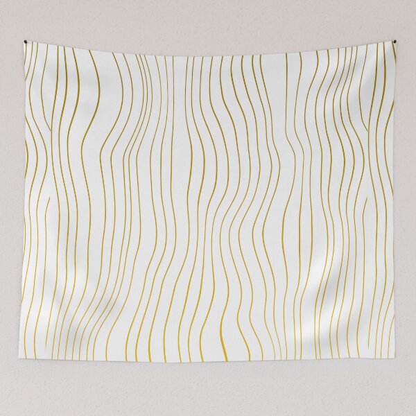 Item preview, Abstract White with Gold Lines  designed and sold by Corbitron.
