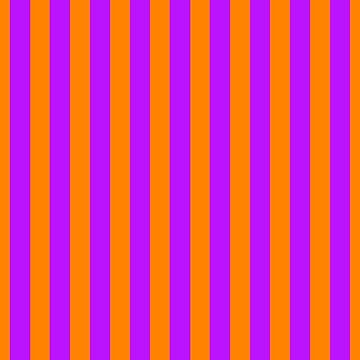 Purple and Orange Vertical Stripes Leggings for Sale by