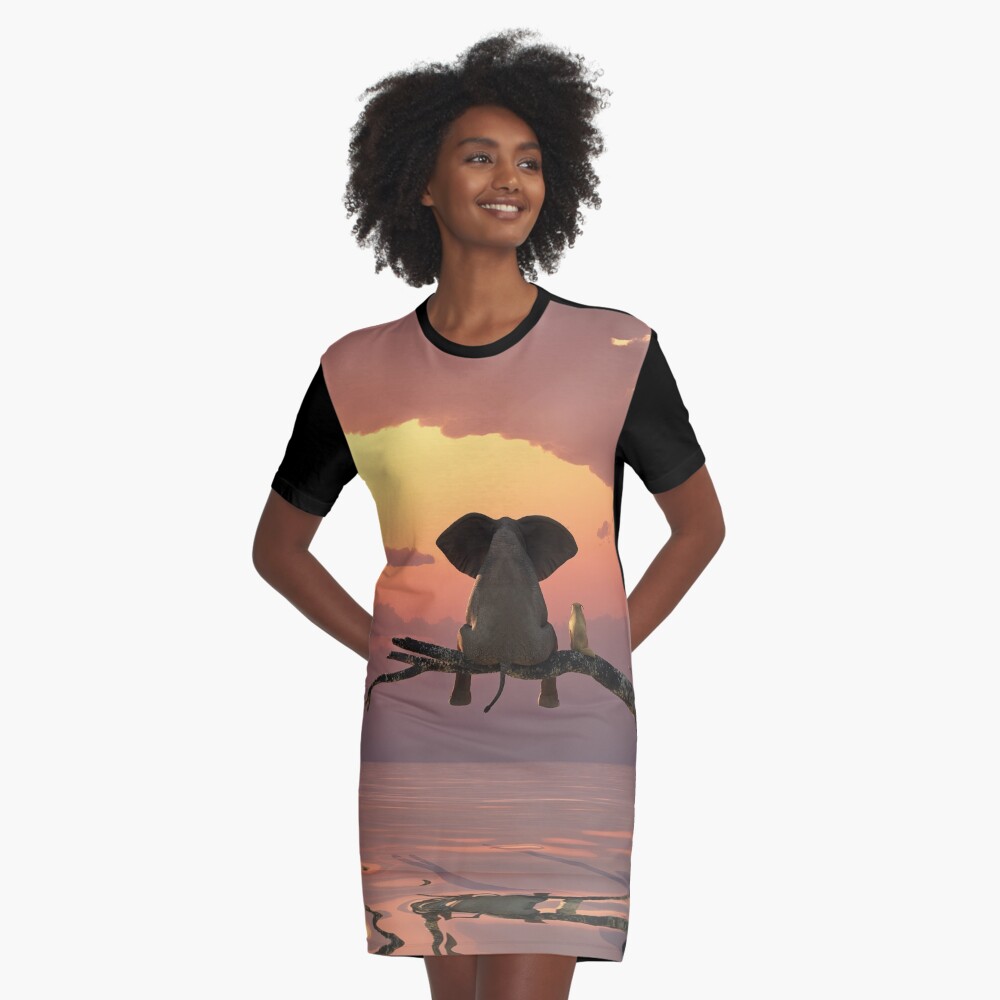 Item preview, Graphic T-Shirt Dress designed and sold by mikekiev.