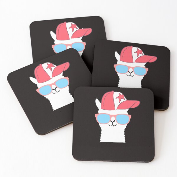Item preview, Cool gangster alpaca glasses baseball cap designed and sold by Imutobi.