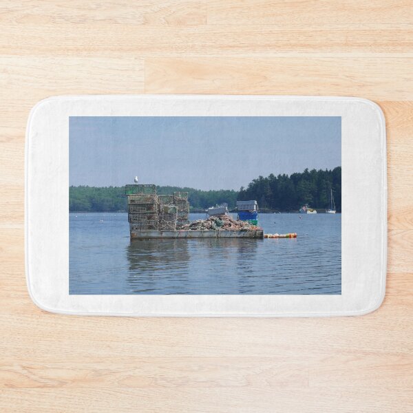 Item preview, Lobster Traps and a Seagull designed and sold by pheebstheartist.