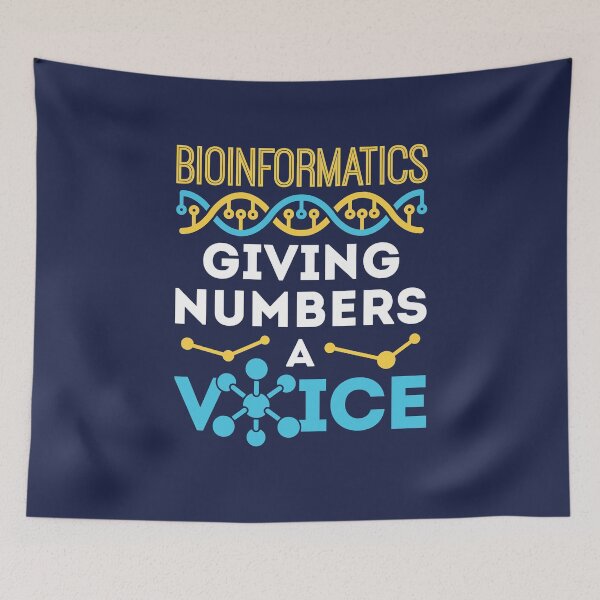 Item preview, Bioinformatics Giving Numbers a Voice designed and sold by jaygo.