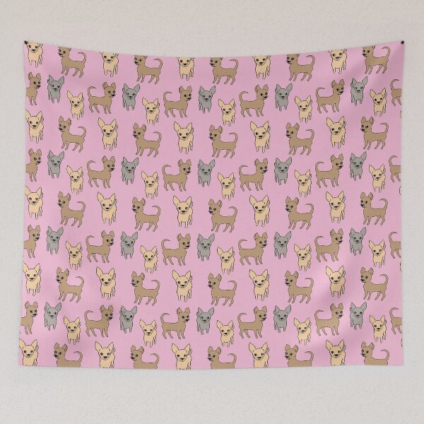 Item preview, Chihuahua chihuahuas - pink designed and sold by LittleBettyMakes.