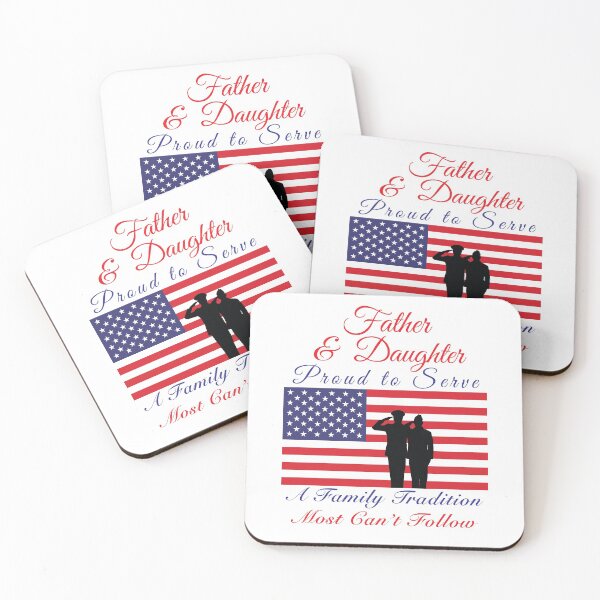 Item preview, Proud to Serve Military Family Tradition US Flag Salute designed and sold by MadMando.
