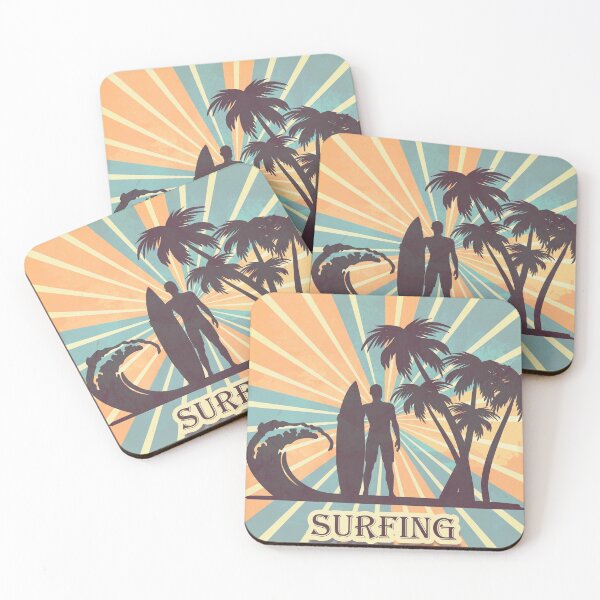 Item preview, Surfing design poster retro designed and sold by Dutch-Design.