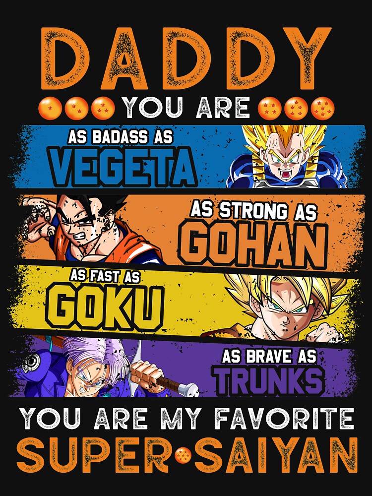 goku father's day shirt