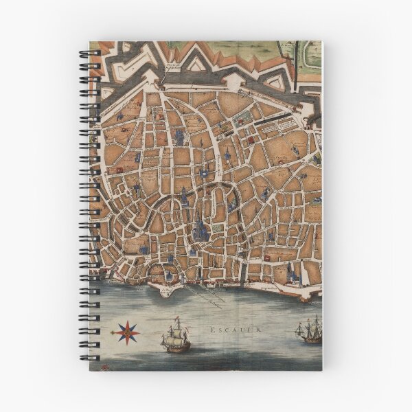 Item preview, Vintage Map of Antwerp Belgium (1708) designed and sold by BravuraMedia.