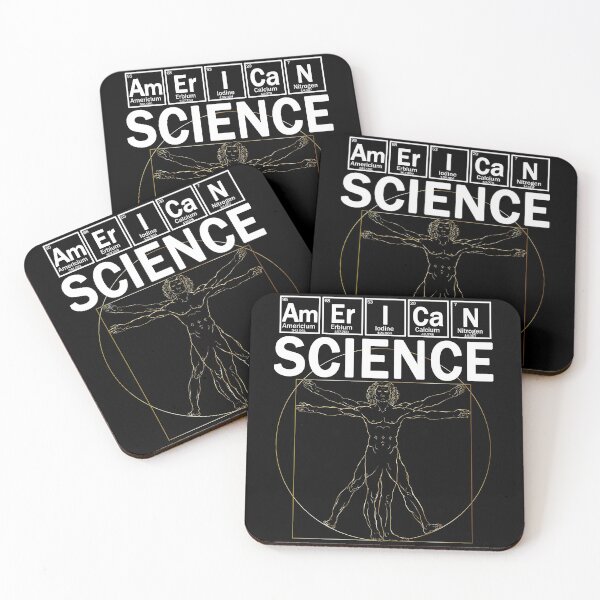 Item preview, AMERICAN SCIENCE with vitruvian man designed and sold by patriotazx.