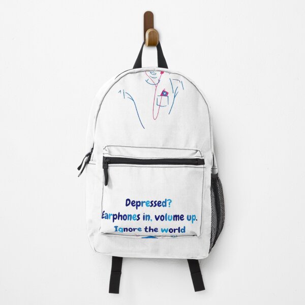Item preview, Depressed ? Earphones , Volume up . Ignore The World designed and sold by salystore.