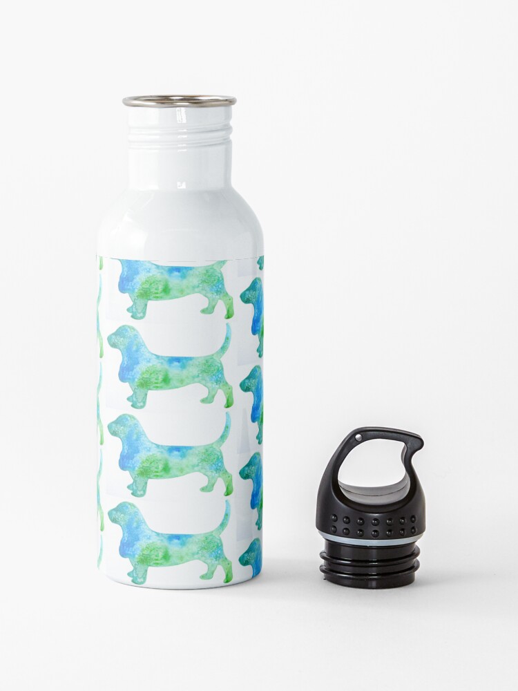 Alternate view of Basset Hound Silhouette Water Bottle