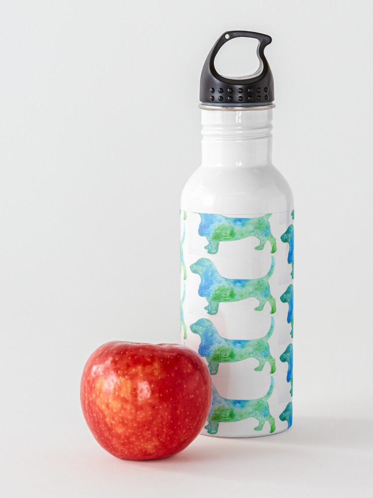 Alternate view of Basset Hound Silhouette Water Bottle