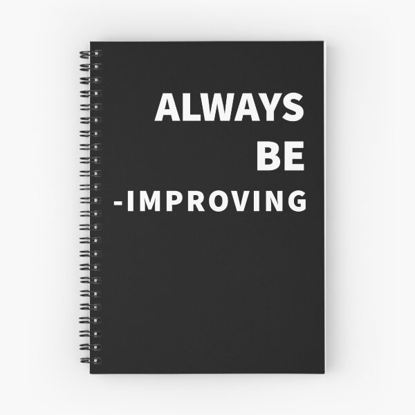 Item preview, Always Be Improving designed and sold by SharpThreadZ.