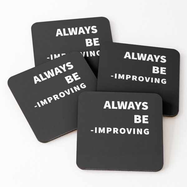 Item preview, Always Be Improving designed and sold by SharpThreadZ.