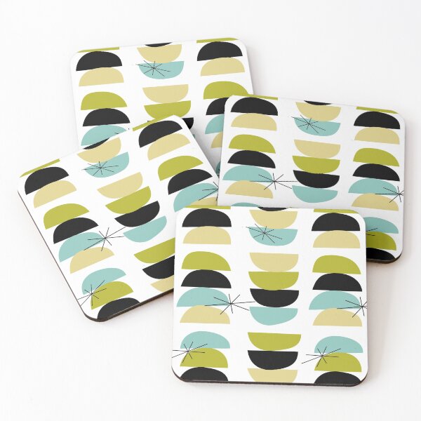 Item preview, Funky Stacking Half Circles Mid Century Pattern designed and sold by Orchard Berry.