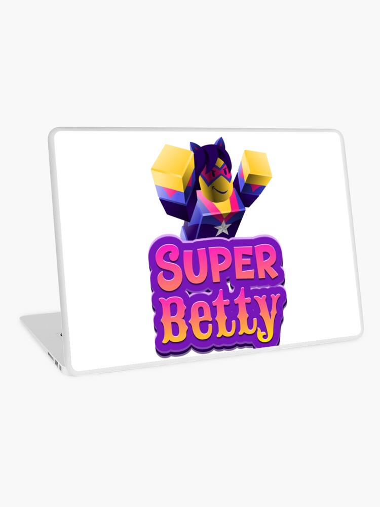 Super Betty Roblox Laptop Skin By Rhecko Redbubble - edgy roblox characters