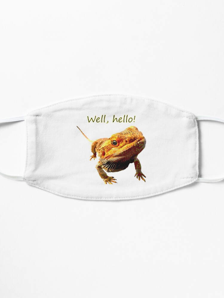 Alternate view of Bearded Dragon Says Hello Mask