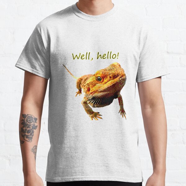 Bearded Dragon Says Hello Classic T-Shirt