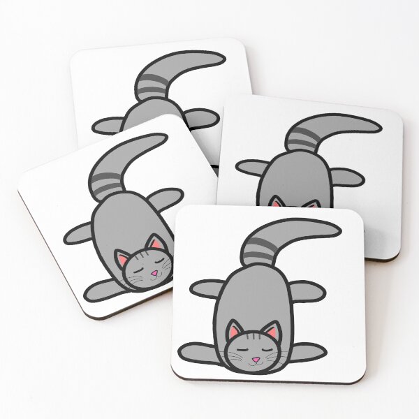 Item preview, Belly Flop Grey Cat designed and sold by LinhlyHarwell13.