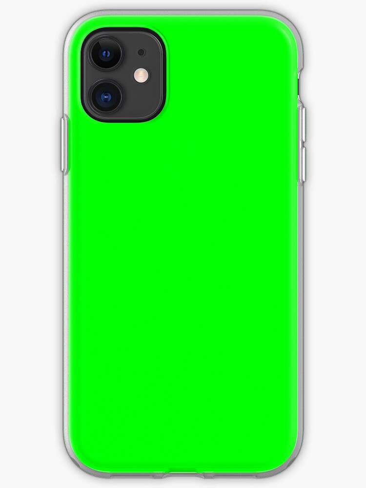 Green Screen Chroma Green Background Iphone Case Cover By Saramoura Redbubble