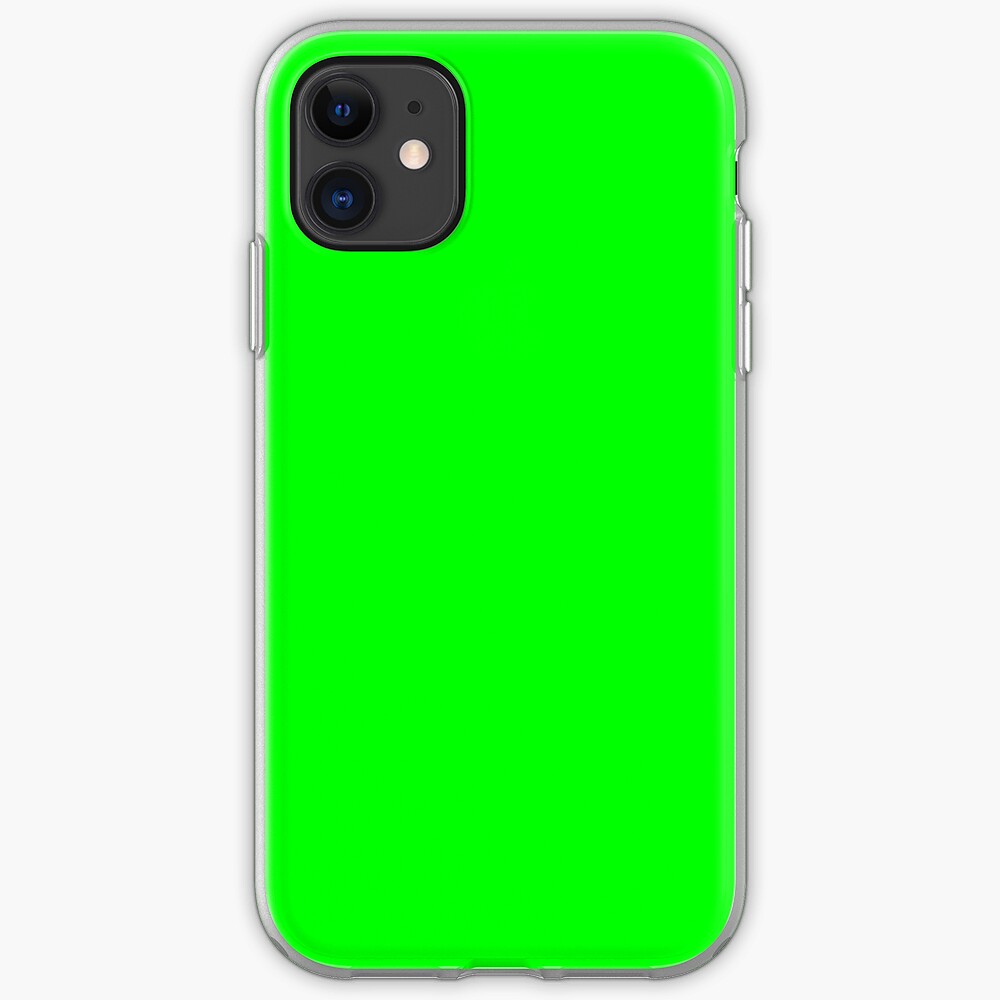 Green Screen Chroma Green Background Iphone Case Cover By Saramoura Redbubble