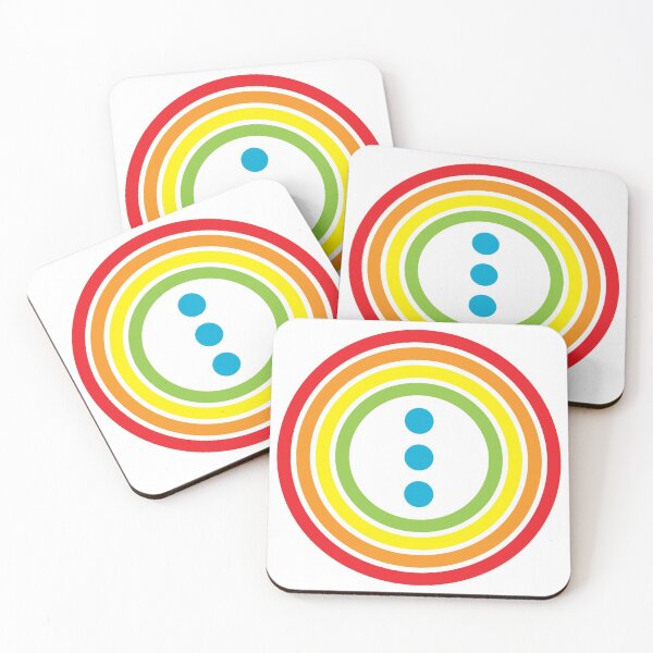 Item preview, vintage rainbow ellipses designed and sold by chromatosis.