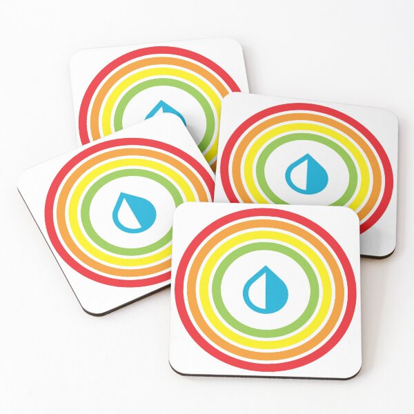 Item preview, retro rainbow liquid drop designed and sold by chromatosis.
