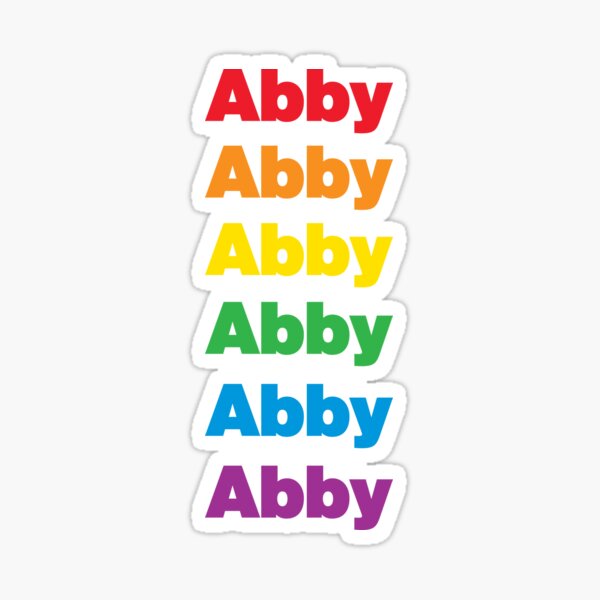 Love Girlfriend Abby Parade Pride Activist Sticker