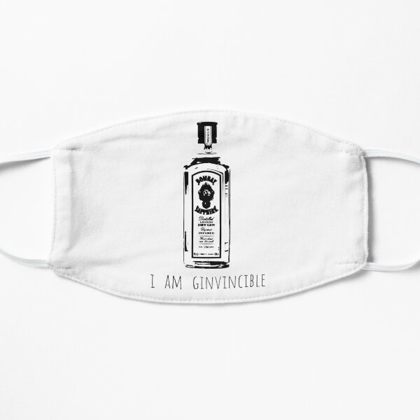 I am Ginvincible Flat Mask
