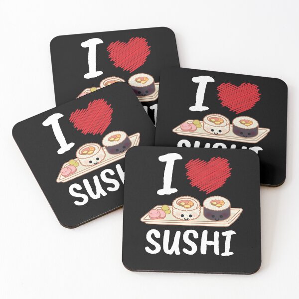 Item preview, I Love Sushi Japan Kawaii designed and sold by MooonTees.