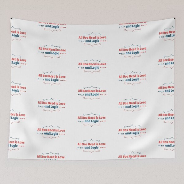 Item preview, All You Need is Love and Logic designed and sold by weavernap.
