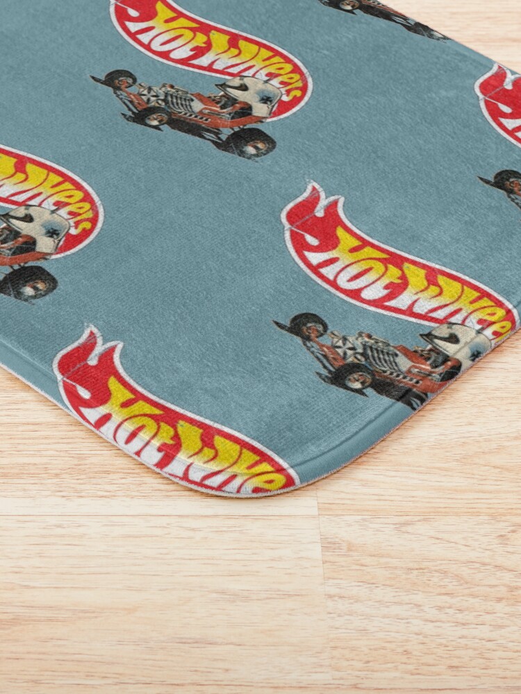 Alternate view of Vintage Style Hot Wheels "Red Baron" Bath Mat