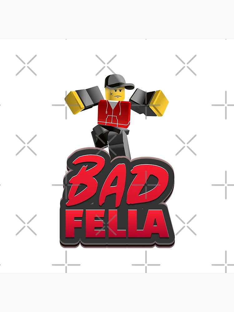 Bad Fella Roblox Art Board Print By Rhecko Redbubble - roblox red paintball mask