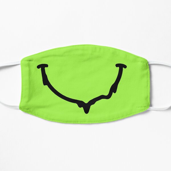 Neon Green House Head Smiles Ski Mask – Rave Wonderland