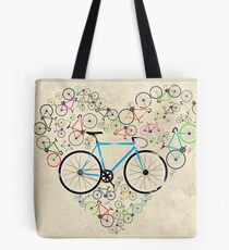 I Love My Bike Tote Bag