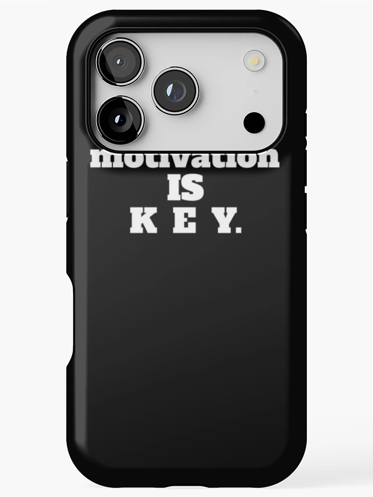 Thumbnail 1 of 4, iPhone Case, Motivation Is Key designed and sold by SharpThreadZ.