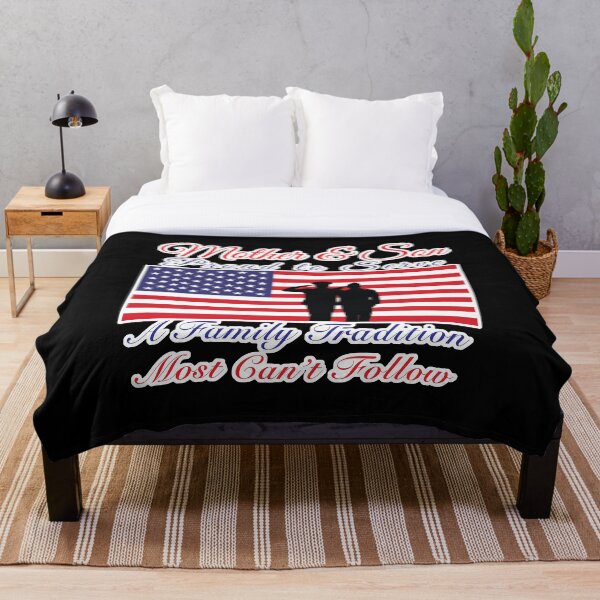Item preview, Proud to Serve Military Family Tradition Saluting US Flag designed and sold by MadMando.