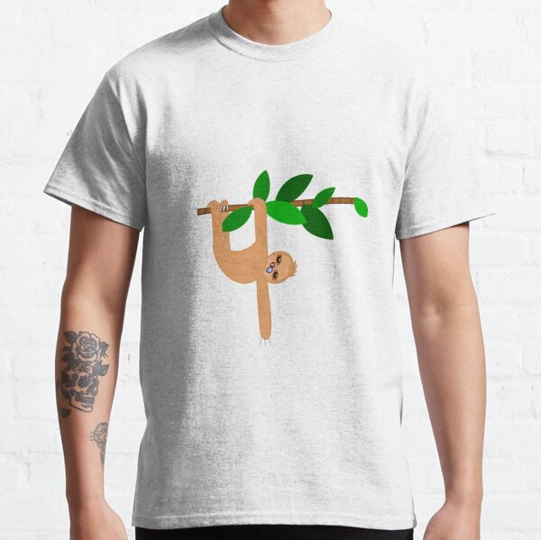 Hanging From A Tree Sloth Classic T-Shirt