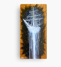 "Man-O-War II" Metal Print