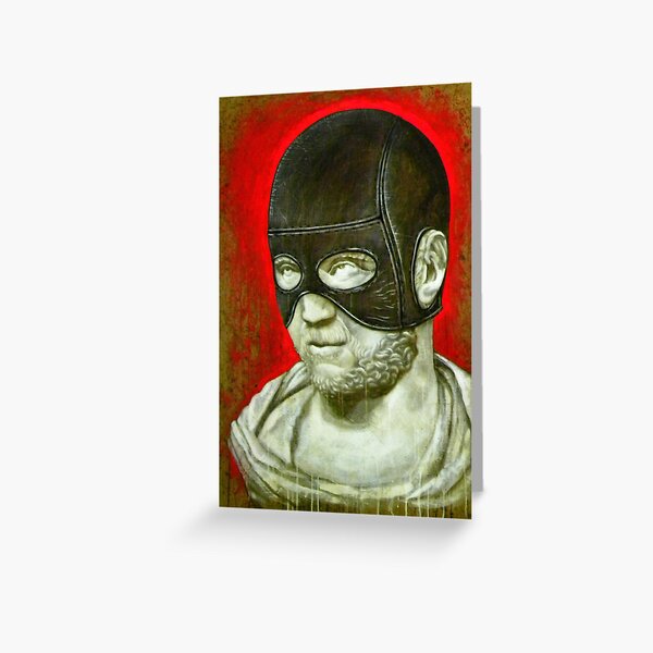 "Masked Caracalla" Greeting Card