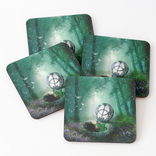 Item preview, Glastonbury Chalice Well (square) designed and sold by Angie Latham.